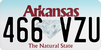 AR license plate 466VZU
