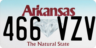 AR license plate 466VZV