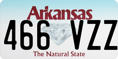 AR license plate 466VZZ