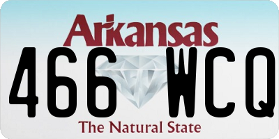 AR license plate 466WCQ