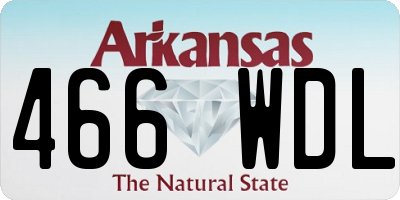 AR license plate 466WDL