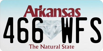 AR license plate 466WFS