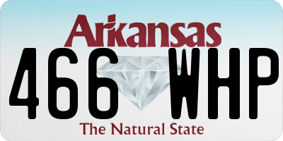 AR license plate 466WHP