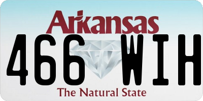 AR license plate 466WIH