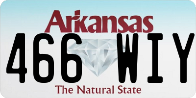 AR license plate 466WIY