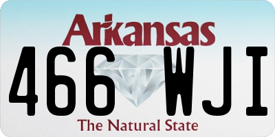 AR license plate 466WJI