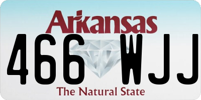 AR license plate 466WJJ