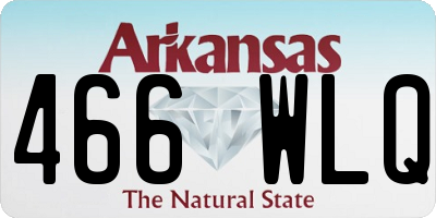 AR license plate 466WLQ