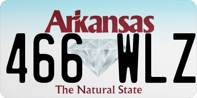 AR license plate 466WLZ