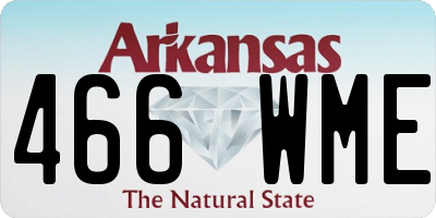 AR license plate 466WME
