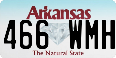 AR license plate 466WMH