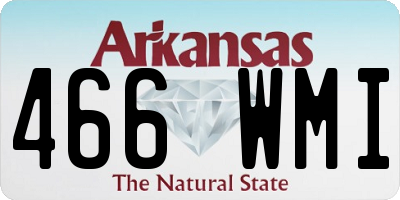 AR license plate 466WMI