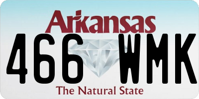 AR license plate 466WMK