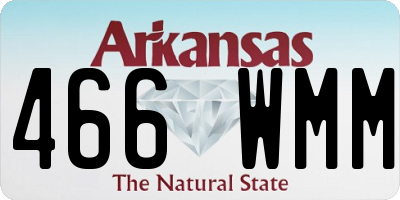 AR license plate 466WMM