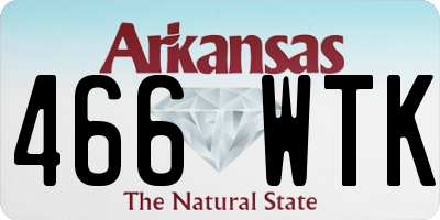 AR license plate 466WTK