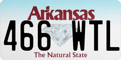 AR license plate 466WTL