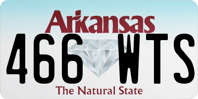 AR license plate 466WTS