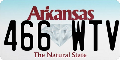 AR license plate 466WTV