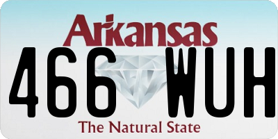AR license plate 466WUH