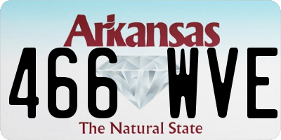 AR license plate 466WVE
