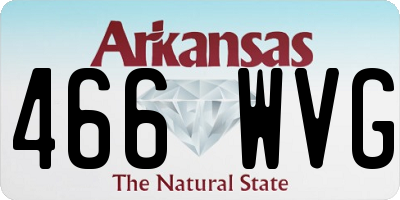 AR license plate 466WVG