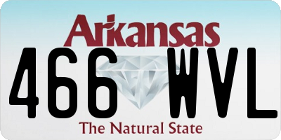 AR license plate 466WVL