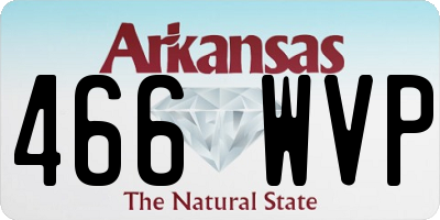 AR license plate 466WVP