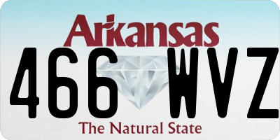 AR license plate 466WVZ