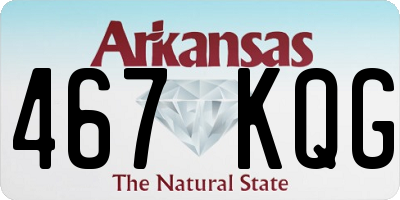 AR license plate 467KQG