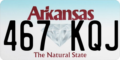 AR license plate 467KQJ