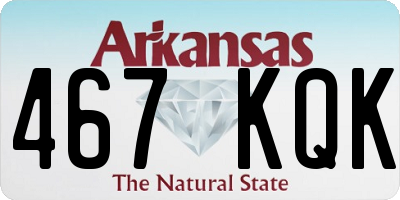 AR license plate 467KQK