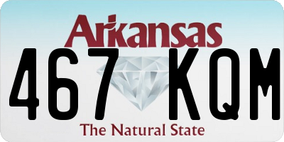 AR license plate 467KQM