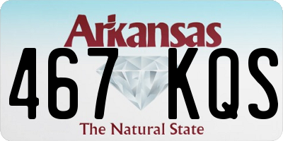 AR license plate 467KQS
