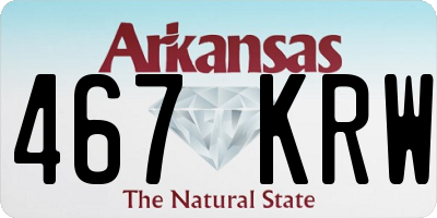 AR license plate 467KRW