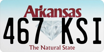 AR license plate 467KSI