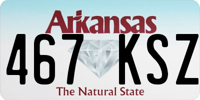 AR license plate 467KSZ
