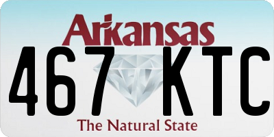 AR license plate 467KTC