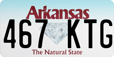 AR license plate 467KTG