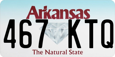AR license plate 467KTQ