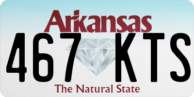 AR license plate 467KTS