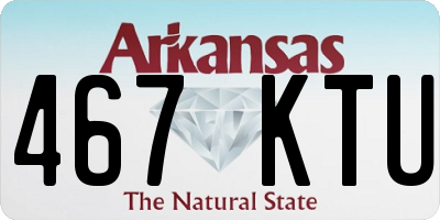 AR license plate 467KTU