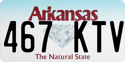 AR license plate 467KTV