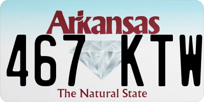 AR license plate 467KTW
