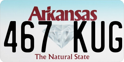 AR license plate 467KUG