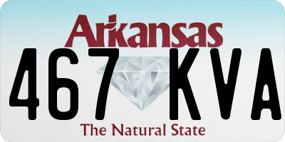 AR license plate 467KVA