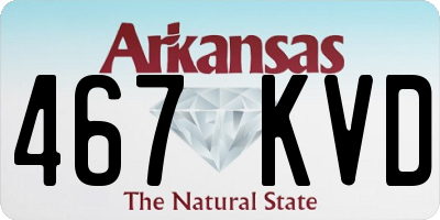 AR license plate 467KVD