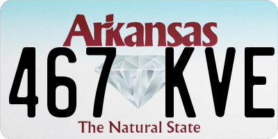 AR license plate 467KVE
