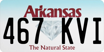 AR license plate 467KVI