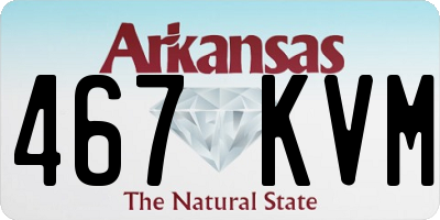 AR license plate 467KVM