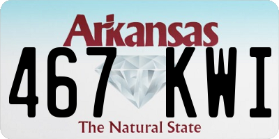 AR license plate 467KWI